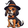 Beagle Dog Halloween Comic Funny