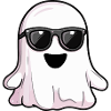 Geist Halloween Sonnenbrille