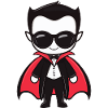 Vampir Halloween Sonnenbrille