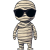 Mummy Halloween Sunglasses