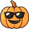 Pumpkin Halloween Autumn Sunglasses
