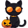 Cat Halloween Hangover Sunglasses