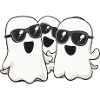 Ghost Halloween Sunglasses