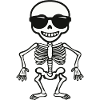 Skeleton Halloween Sunglasses