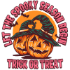 Spooky Mood Halloween Pumpkin