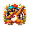 familiensegeCool Dabbin' Turkey Thanksgiving D