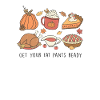 Mettez vos gouges Thanksgiving Design