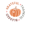 Grateful Pumpkin Design