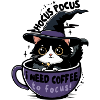 Coffee Witch Cat 