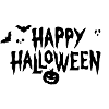Spooky Halloween Ghosts and Pumpkin Design