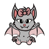 Child Kids Halloween Bat Girl