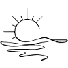 Sunset Sketch (Black)