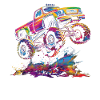 Monster Truck Off-Road Vehicle Popart