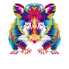 Opossum Pet Popart