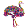 Ostrich Animal Popart