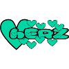 Herz grün