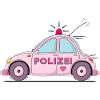 Police Car Pink