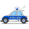 Police Car Blue
