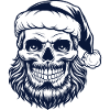 Santa Claus Skull