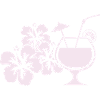Hawaii Hibiscus Cocktail Drink