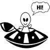 Alien ufo hi