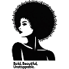 Afro Queen Silhouette