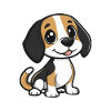 Beagle Hund Comic Niedlich