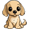 Cocker Spaniel Hund Comic Niedlich