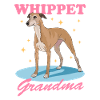 Whippet Granny English Greyhound Cadeau