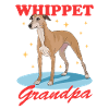 Whippet Grandpa English Greyhound Gift