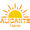 Lebendiger Sunburst Alicante Spanien Design