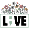 Floral Live Semicolon Mental Health
