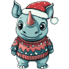 Rhino Christmas Comic