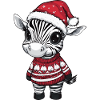 Zebra Christmas Comic