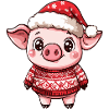Pig Christmas Comic