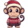 Monkey Christmas Comic