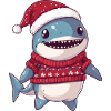 Shark Christmas Comic
