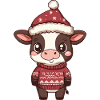 Cow Christmas Comic