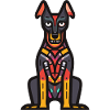 Doberman chien Halloween animal