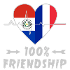 Paraguay and France 100% friendship
