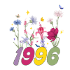 Year of birth 1996 wildflowers