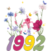Year of birth 1992 wildflowers