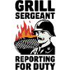 Grill Sergeant meldet sich zum Dienst