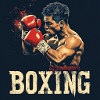 boxing fighter schwarz