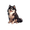 Pomsky dadsky dog