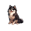 Pomsky Momsky dog