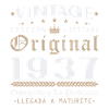 Cadeau d'anniversaire Vinatge 1937