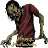 Zombie Scary Happy Halloween