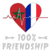 Marokko und Frankreich 100% Freundschaft