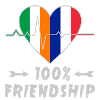 Ireland and France 100% friendship